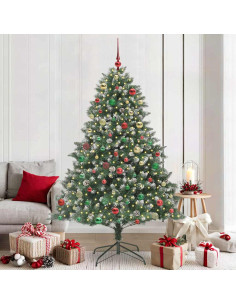 Albero di Natale artificiale Verde 140 x 140 x 210 cm 2