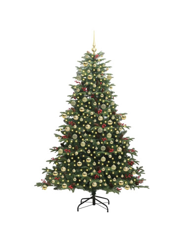 Albero di Natale artificiale con 300 LED Verde 210 cm