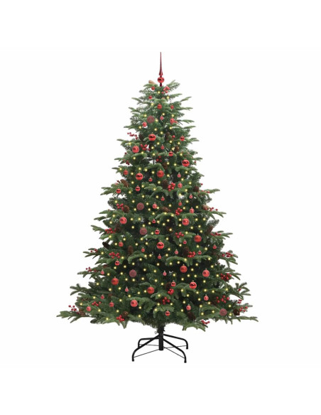 Albero di Natale artificiale con 300 LED Verde 240 cm