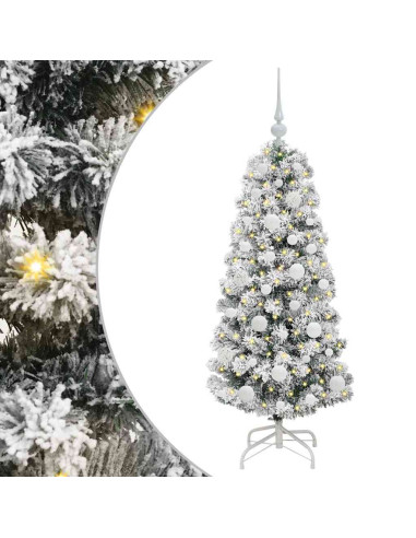 Albero di Natale Artificiale con Rami Pieghevoli 120 cm