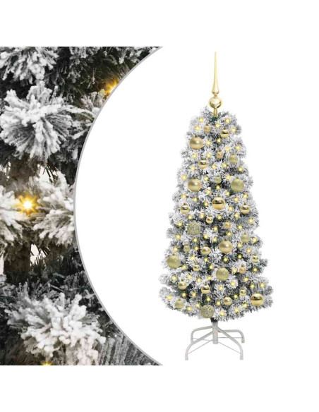 Albero di Natale Artificiale con Rami Pieghevoli 120 cm