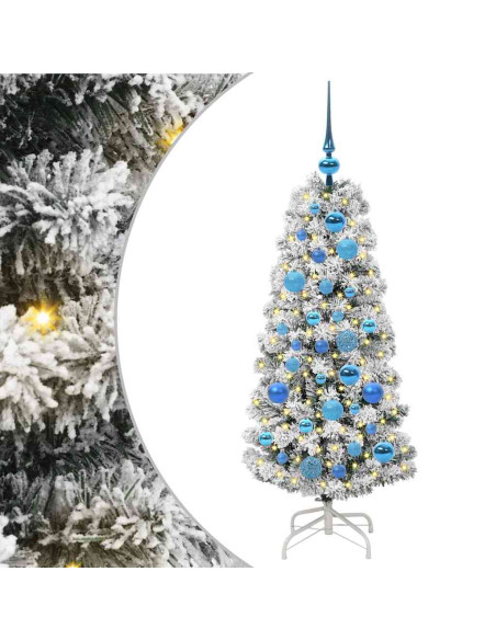 Albero di Natale Artificiale con Rami Pieghevoli 120 cm