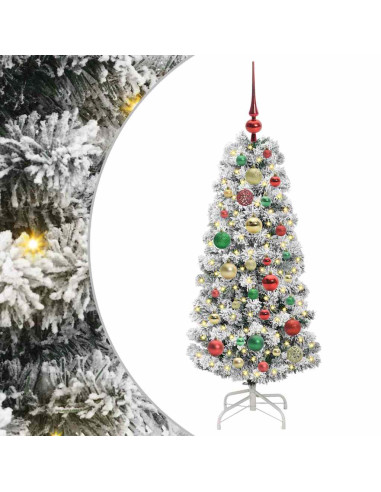 Albero di Natale Artificiale con Rami Pieghevoli 120 cm