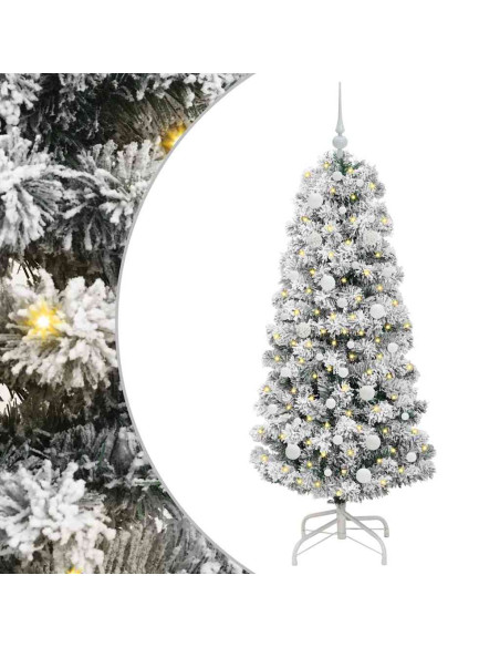 Albero di Natale Artificiale con Rami Pieghevoli 150 cm