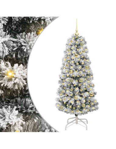 Albero di Natale Artificiale con Rami Pieghevoli 150 cm
