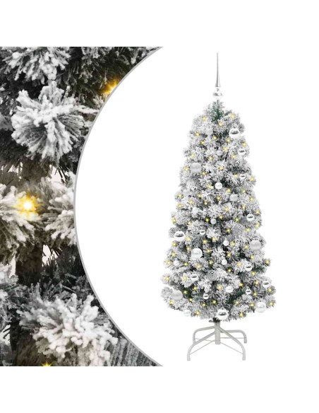 Albero di Natale Artificiale con Rami Pieghevoli 150 cm