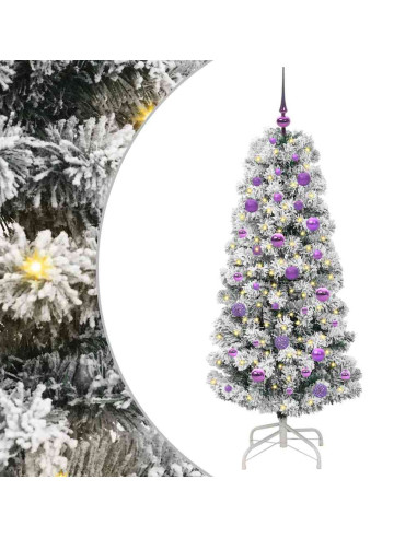 Albero di Natale Artificiale con Rami Pieghevoli 150 cm