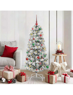 Albero di Natale Artificiale con Rami Pieghevoli 150 cm 2