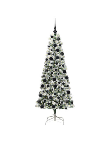 Albero di Natale Artificiale con Rami Pieghevoli 180 cm