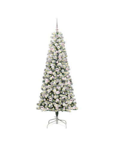 Albero di Natale Artificiale con Rami Pieghevoli 180 cm