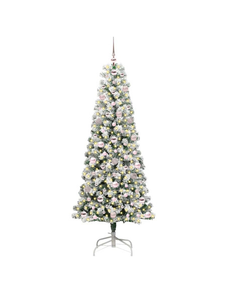 Albero di Natale Artificiale con Rami Pieghevoli 180 cm