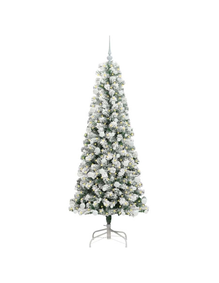 Albero di Natale Artificiale con Rami Pieghevoli 180 cm