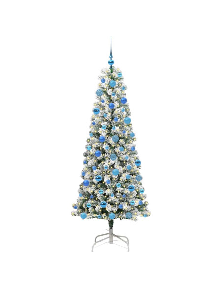 Albero di Natale Artificiale con Rami Pieghevoli 180 cm