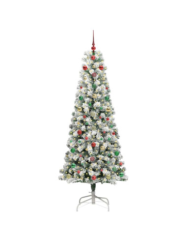 Albero di Natale Artificiale con Rami Pieghevoli 180 cm