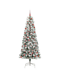 Albero di Natale Artificiale con Rami Pieghevoli 210 cm 2