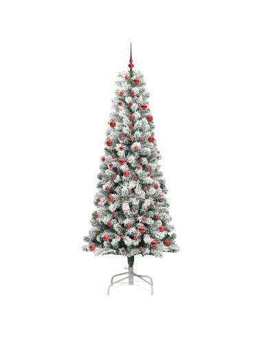 Albero di Natale Artificiale con Rami Pieghevoli 210 cm