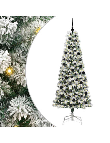 Albero di Natale Artificiale con Rami Pieghevoli 210 cm