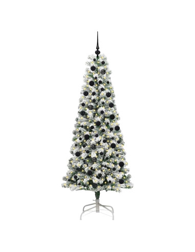 Albero di Natale Artificiale con Rami Pieghevoli 210 cm