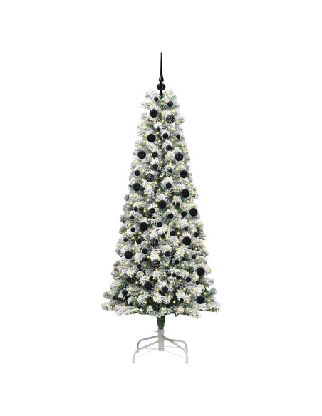 Albero di Natale Artificiale con Rami Pieghevoli 210 cm