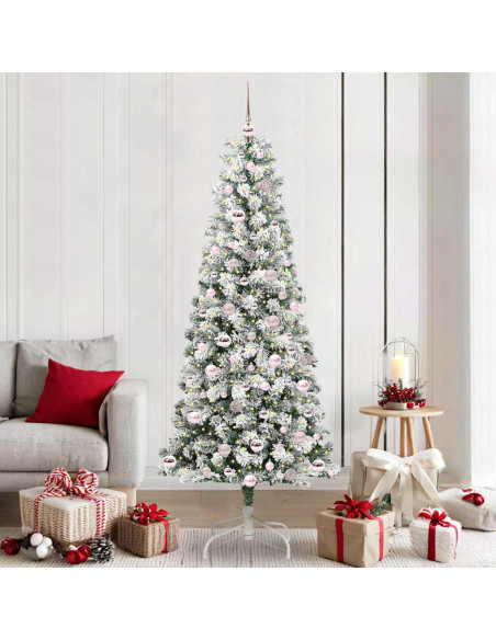 Albero di Natale Artificiale con Rami Pieghevoli 210 cm