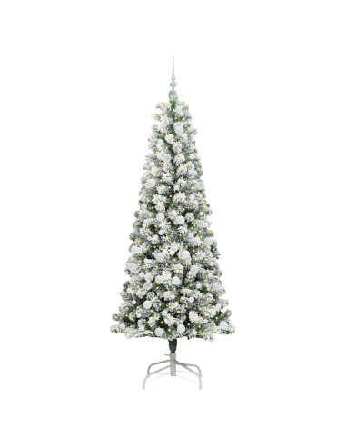 Albero di Natale Artificiale con Rami Pieghevoli 210 cm