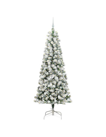 Albero di Natale Artificiale con Rami Pieghevoli 210 cm