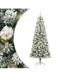 Albero di Natale Artificiale con Rami Pieghevoli 210 cm 2