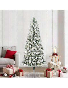 Albero di Natale Artificiale con Rami Pieghevoli 210 cm 2