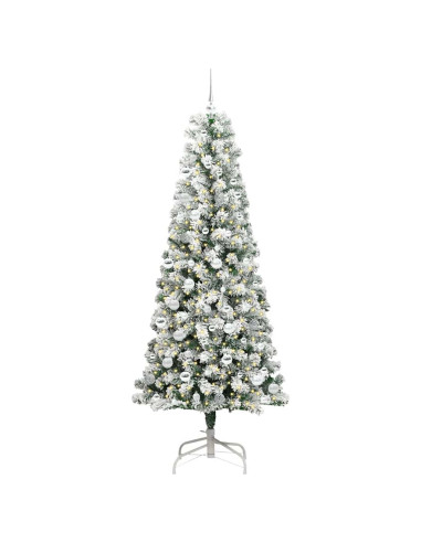 Albero di Natale Artificiale con Rami Pieghevoli 210 cm