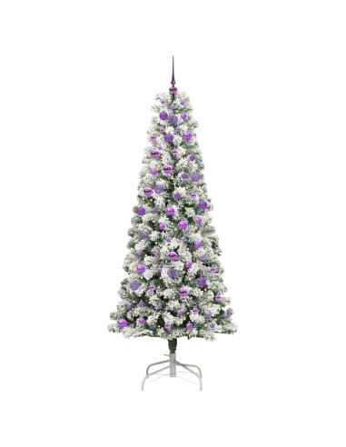 Albero di Natale Artificiale con Rami Pieghevoli 210 cm