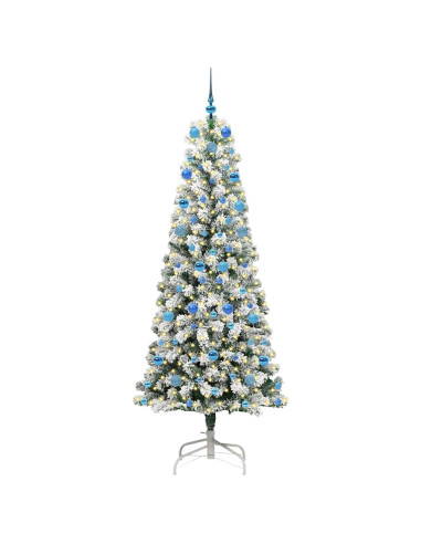 Albero di Natale Artificiale con Rami Pieghevoli 210 cm