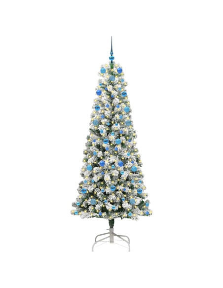 Albero di Natale Artificiale con Rami Pieghevoli 210 cm