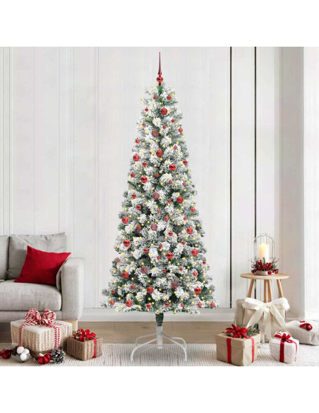 Albero di Natale Artificiale con Rami Pieghevoli 240 cm