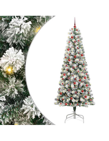 Albero di Natale Artificiale con Rami Pieghevoli 240 cm