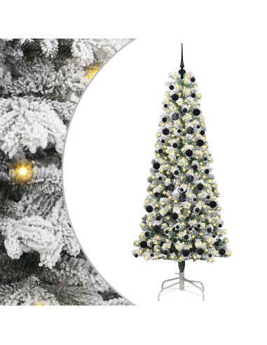 Albero di Natale Artificiale con Rami Pieghevoli 240 cm