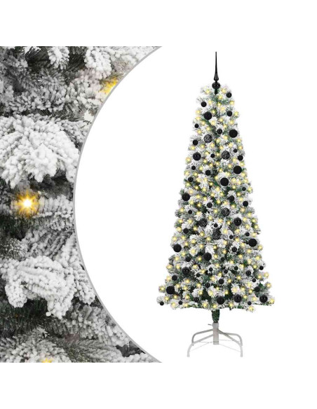 Albero di Natale Artificiale con Rami Pieghevoli 240 cm