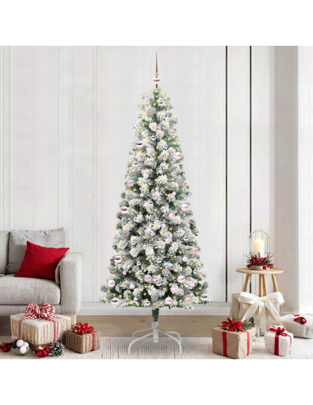 Albero di Natale Artificiale con Rami Pieghevoli 240 cm