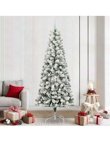 Albero di Natale Artificiale con Rami Pieghevoli 240 cm