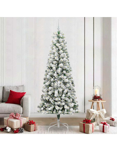 Albero di Natale Artificiale con Rami Pieghevoli 240 cm