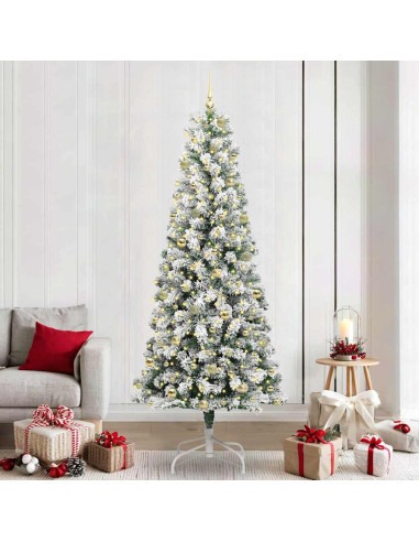 Albero di Natale Artificiale con Rami Pieghevoli 240 cm