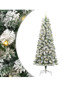 Albero di Natale Artificiale con Rami Pieghevoli 240 cm 2