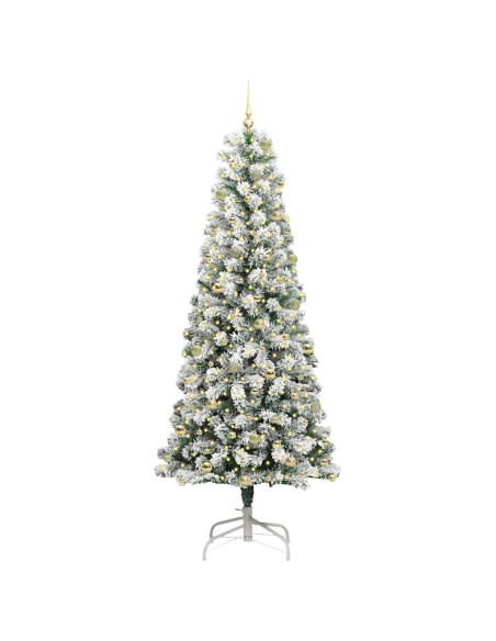 Albero di Natale Artificiale con Rami Pieghevoli 240 cm