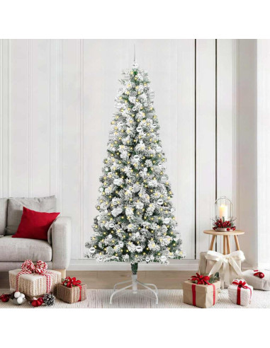 Albero di Natale Artificiale con Rami Pieghevoli 240 cm