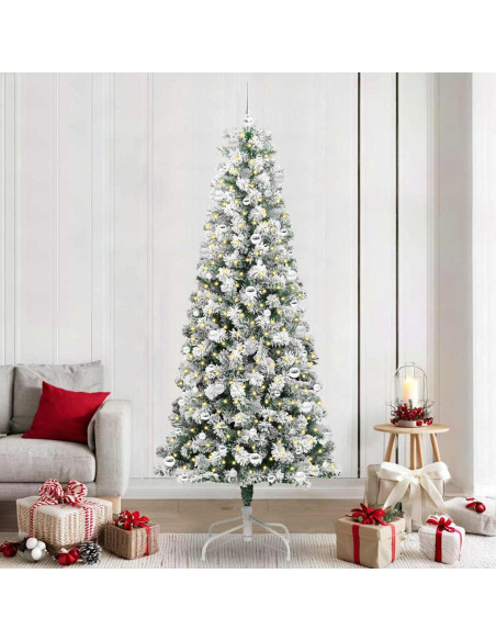 Albero di Natale Artificiale con Rami Pieghevoli 240 cm