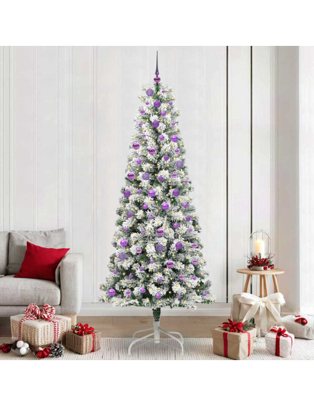 Albero di Natale Artificiale con Rami Pieghevoli 240 cm