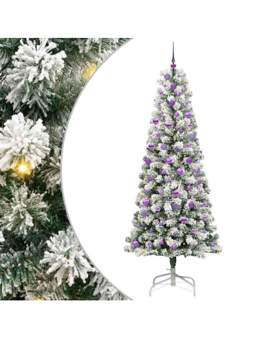 Albero di Natale Artificiale con Rami Pieghevoli 240 cm
