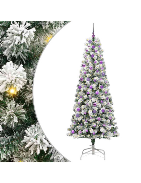 Albero di Natale Artificiale con Rami Pieghevoli 240 cm
