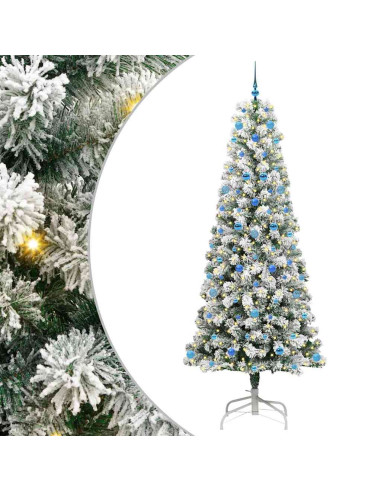 Albero di Natale Artificiale con Rami Pieghevoli 240 cm