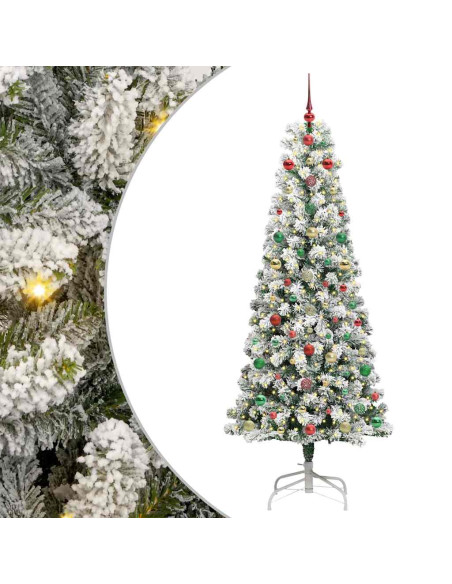 Albero di Natale Artificiale con Rami Pieghevoli 240 cm