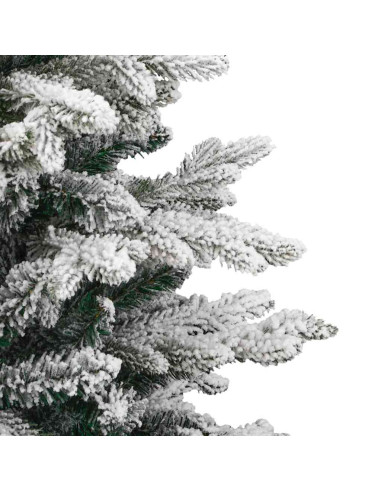 Albero di Natale Artificiale con Rami Pieghevoli Bianco 120 cm